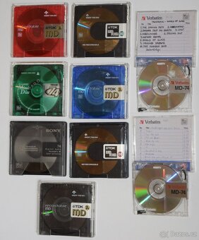 Minidisc SHARP MD-MT180,MDLP, media,manual, přísluš. - 13