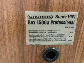 Grundig Super HiFi box  1500 a Professional - 13