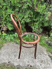 Židle z ohýbaného dřeva - Thonet (3 ks) - 13