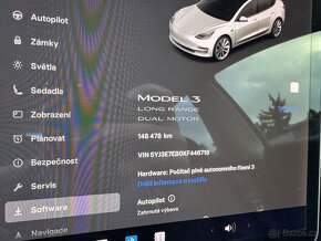 TESLA model 3 Long Range 75KW AWD odpočet DPH - 13