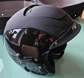 Lyžařský set Casco helma SP 5.2 black+brýle FX70L Vautron - 13
