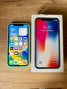 Apple iPhone X 64GB Space Grey 100% batéria - 13