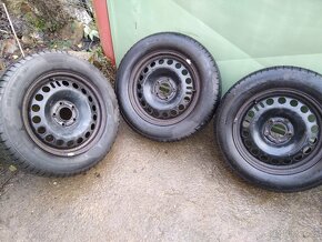 Sada kol 5x115 16" zimní pneu 215/60 6,5J R16 et41 Opel - 13