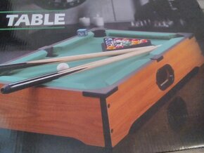 Kulečníkový stůl mini, Pool Table 51 x 32 cm - 13