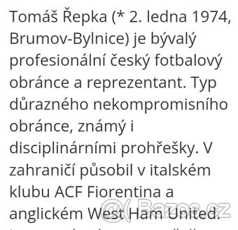 TOMÁŠ ŘEPKA - kšiltovku WEST HAM UNITED FC. - 13