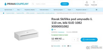 Umyvadlo se skříňkou Ravak - 13