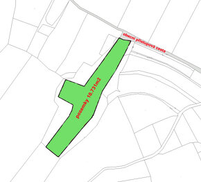 Prodej zahrady,rokle, poz. 10.731m2, Bechlín u Roudnice n./L - 13