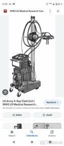 Armádní truhla WW2 U.S.ARMY od polního rentgenu PICKER X-RAY - 13