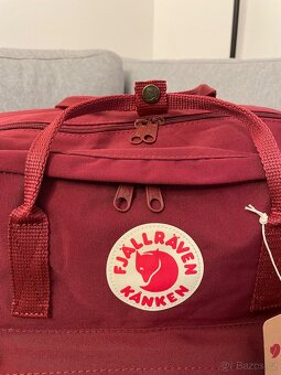 Prodám batoh značky Fjällräven Kanken Weekender Ox Red - 13