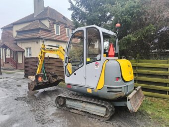 Minibagr wacker neuson 2503 vaha 2,8T + 2x lžíce - 13