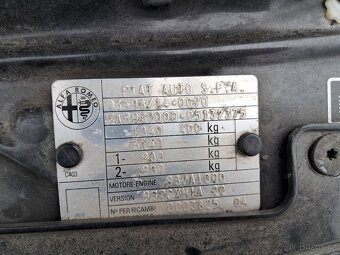 Díly - Alfa Romeo GT 2.0JTS 122Kw - 13