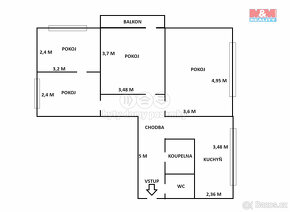 Prodej bytu 4+1, 72 m², Ostrava, ul. Karla Pokorného - 13