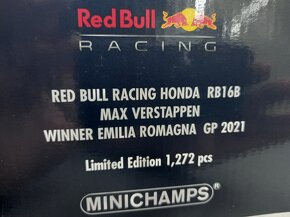 F1 RED BULL RB16B VÍTĚZ EMILIA ROMAGNA 2021 VERSTAPPEN 1:18 - 13