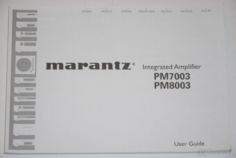 Zesilovač vyšší třídy Marantz PM7003, dálk.ovl., manuál - 13