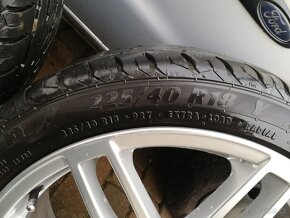 Alu kola 18", orig. AUDI, 5x100, letní pneu 225/40, Golf IV - 13