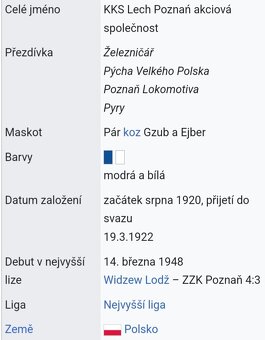 KKS LECH POZNAŇ - prodám šálu polského klubu. - 13