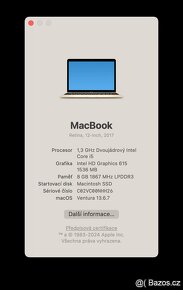 Apple MacBook 12" zlatý Core i5 1,3GHz 8GB/512GB | TOP STAV - 13