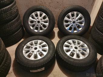 NOVÉ - Ford Transit - originál 16" alu s letnými pneu DOT 24 - 13