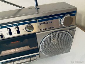 Radiomagnetofon/boombox Siemens Club 818, rok 1984 - 13