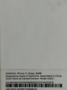 Apple iPhone 11 Green 64GB TOP stav - 13