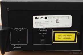 TEAC CD-5 KVALITNÍ / LUXUSNÍ CD PŘEHRÁVAČ  - 14