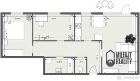 Pronájem 1/2 rodinného domu, 80 m2 - Stráž nad Nisou - 14