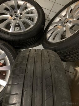 Alu kola Škoda R17 5X112 NOVÉ LETNÍ PNEU 225/50 R17 - 14