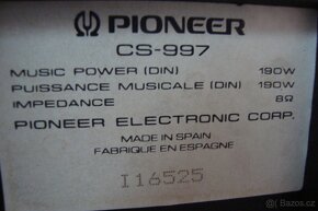 Pioneer CS-997 reproduktory-1990 - 14