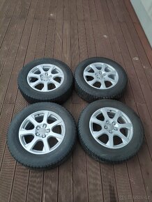 ALU kola Audi Q5, zimní pneu Nokian 235/65 R17 - 14