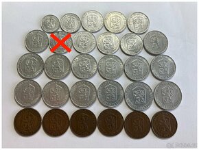 Československo 1918 - 1993 obehové mince v obyčajnom stave - 14