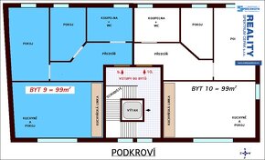 Pronájem byty 3+kk, 99 m2 - České Budějovice, J. Š. Baara - 14