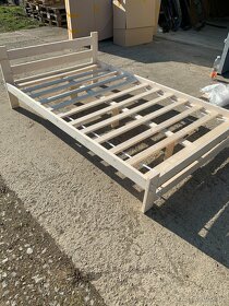 drevena postel 120x200 borovice S rostem Nova - 14