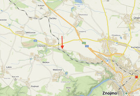 Prodej zahrady 769 m2 - obec Citonice, okr. Znojmo - 14