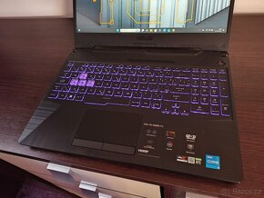 herní Asus F15 Steel,6-core-11gen,RTX,ZÁRUKA +příslušenství - 14