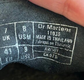 Kotníkové boty originál Dr.Martens vel.41 - 14