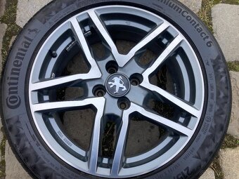 Alu OPEL CROSSLAND 17" 4x108 letní CONTINENTAL 215/50R17 - 14