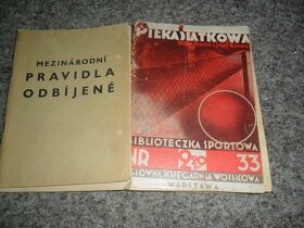 tenis René Lacoste, R.v. Fichard, házená 7/11 hráčů,odbíjená - 14