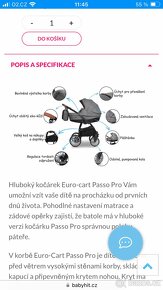 Kočárek Euro-cart passo pro - 14