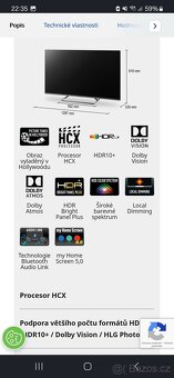 Panasonic TX-58HX810E Panasonic chytrá smart TV 4K wifi - 14