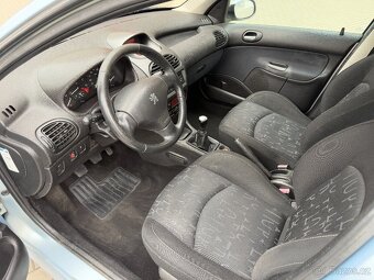 Peugeot 206, 1.6i, 80kw Nová STK Tažné 1.1T - 14