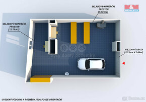 Pronájem skladu, 77 m², Měcholupy - 14