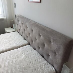 Manželská čalouněná postel, Alesia 180x200, luxusní nábytek - 14