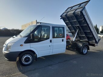 Ford Transit double kabina + 3 stranný sklápěč 2.4 TDCI - 14