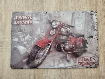 Retro plechové cedule JAWA - 14