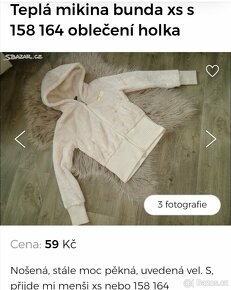 DÍVČÍ Mikina svetr 146 152 158 164 oblečení holka - 14