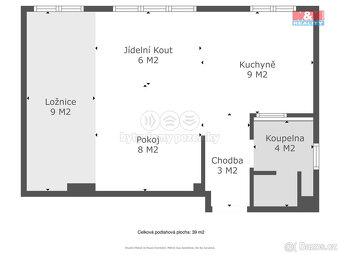 Prodej bytu 1+kk v Praze, ul. Šumberova - 14