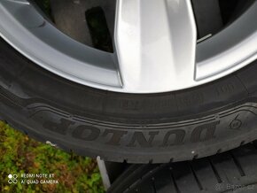 ALU KOLA AUDI A1 - 5x100 - r15 +LETNÍ PNEU DUNLOP  185/60/15 - 14