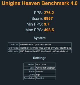 Spolehlivý herní počítač : AMD RX6600 8GB,16GB RAM,6-core i5 - 14