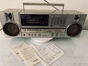 Radiomagnetofon Panasonic RX-C45, rok 1984, Tuzex - 14