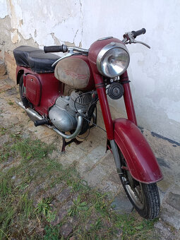 motocykl jawa čz malá kývačka 175 ccm typ 356 TP SPZ 1957 - 14